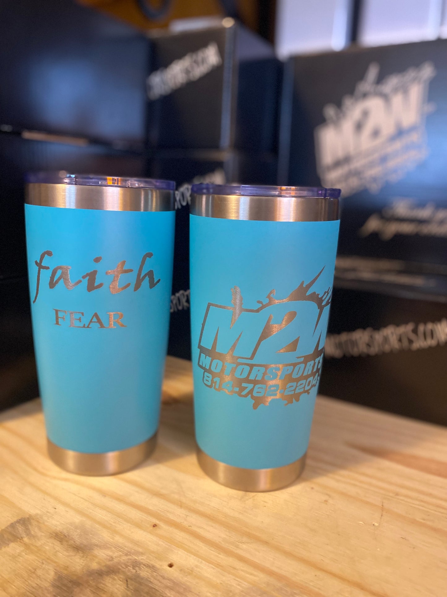 20oz TEAL M2W tumbler