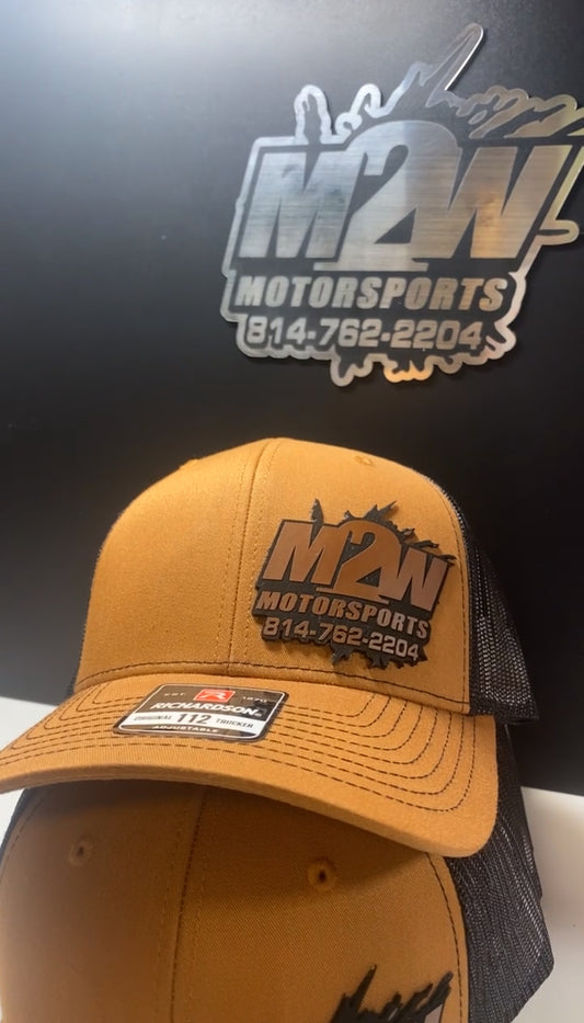 Brown mesh M2W snapback