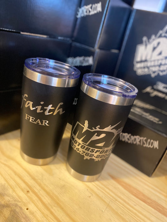 20oz BLACK M2W tumbler