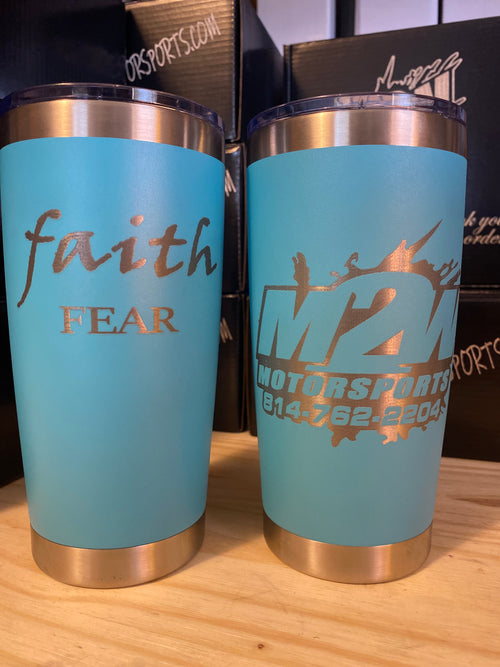 20oz TEAL M2W tumbler