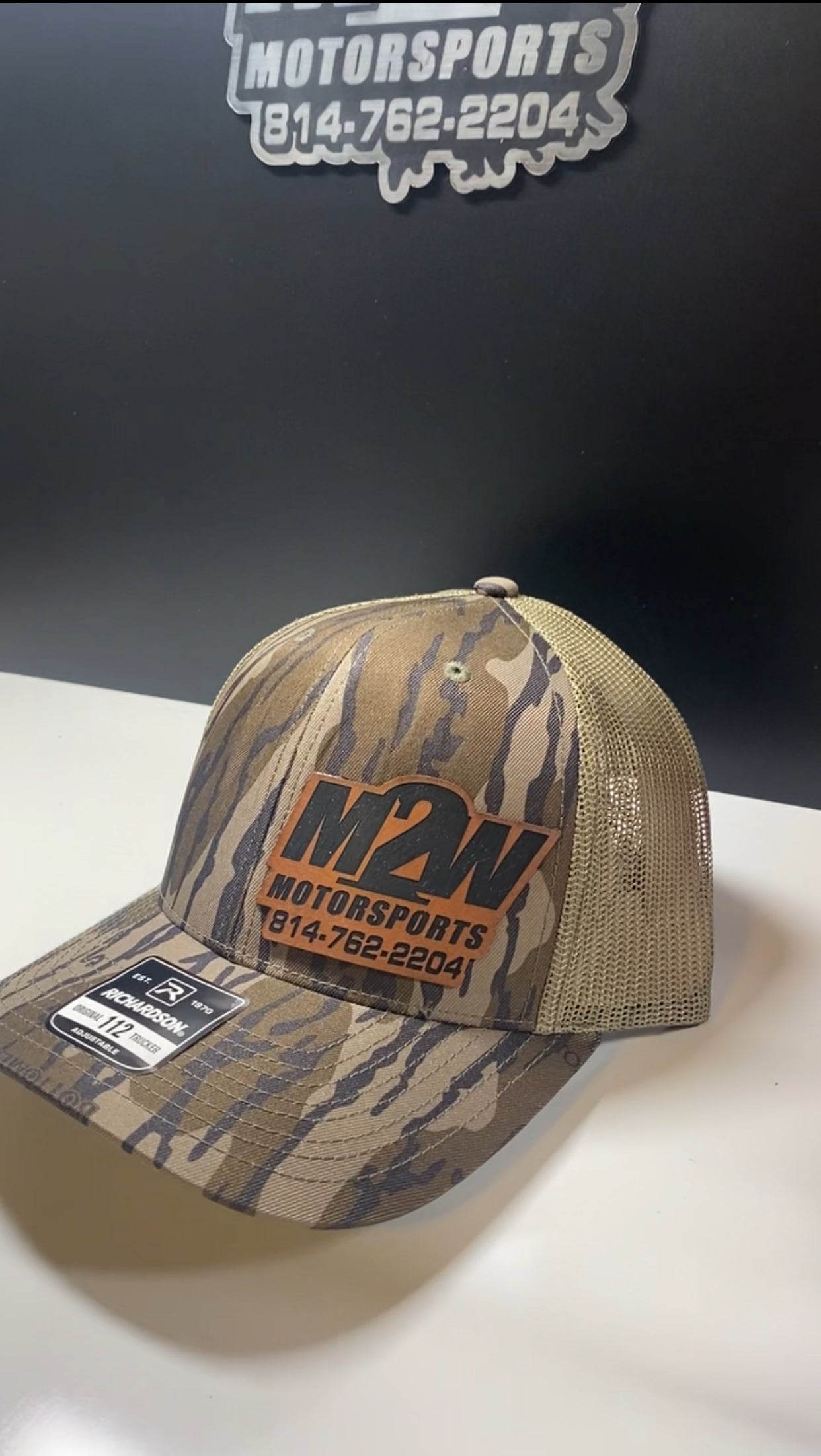 old style camo snapback