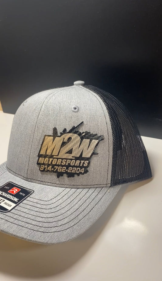 Grey carbon fiber snapback